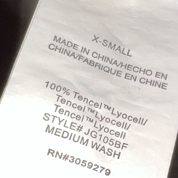 Thread & Supply Chambray Denim Joggers Tencel Sustainable Fabric Lightweight XS - Picture 12 of 16